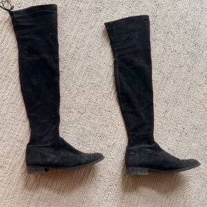 Stuart Weitzman ‘5050’ Over the Knee leather suede boot